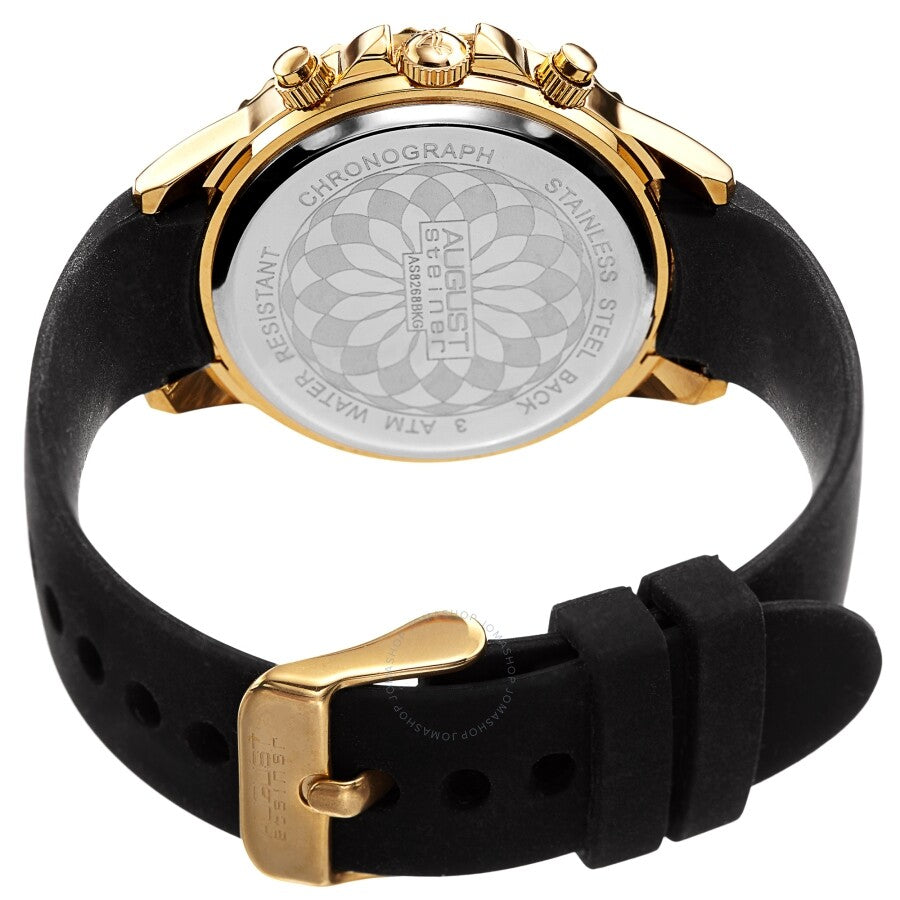 August Steiner Chronograph Quartz White Dial Ladies Watch AS8268BKG - Dawson Watches #4