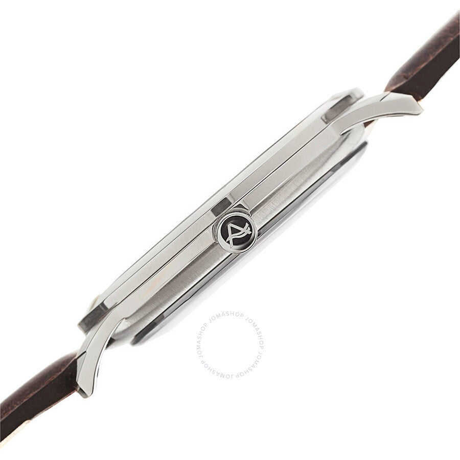 August Steiner White Dial Brown Leather Men's Watch AS8108BR - Dawson Watches #3