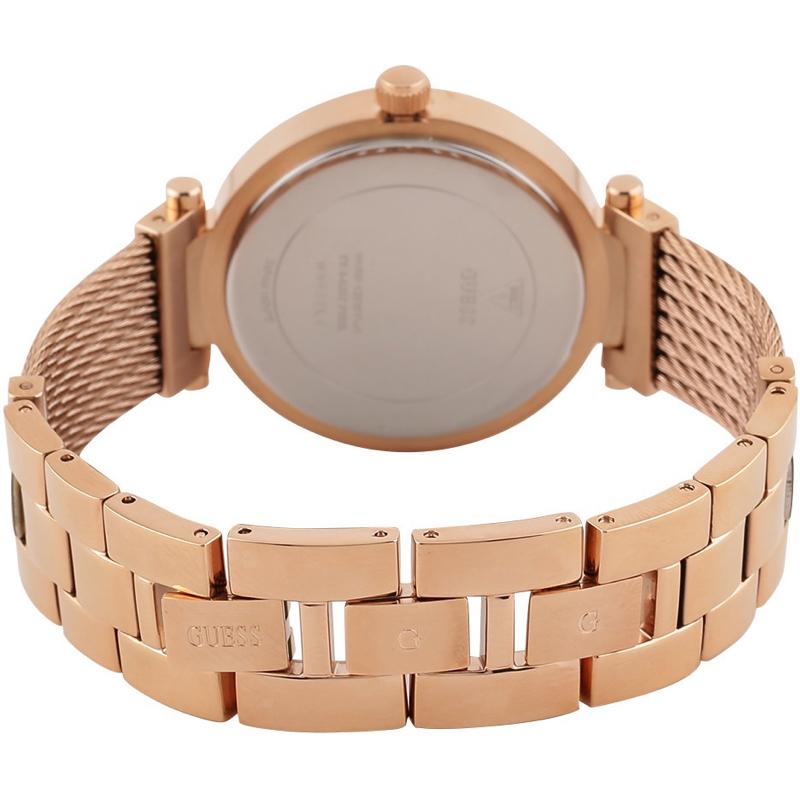 Guess Diamond Rose Gold Ladies Watch W0638L4