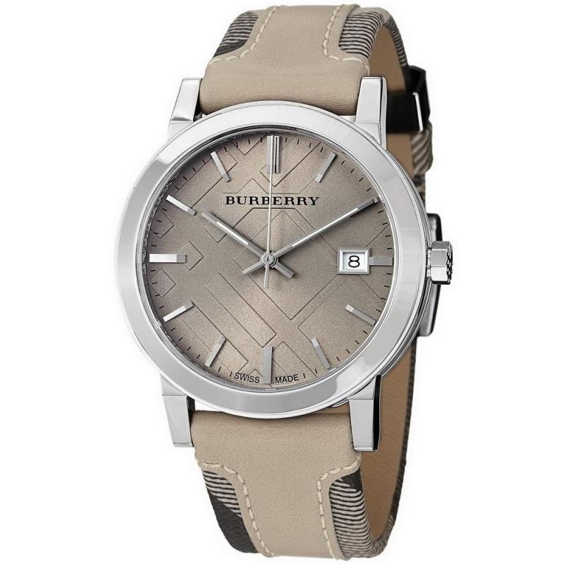 Burberry Women’s Swiss Made Leather Strap Beige Dial Women's Watch BU9021 - Kiwi Watches