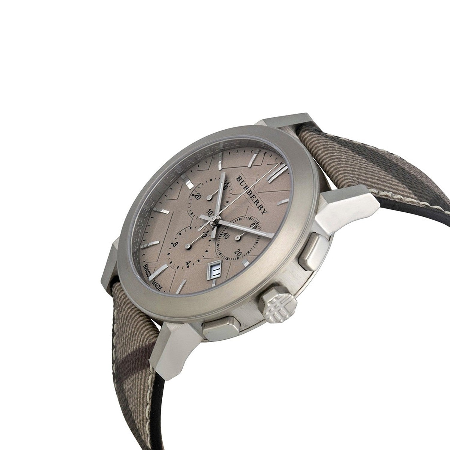 Burberry Men’s Swiss Made Leather Strap Light Brown Dial Men's Watch BU9358 - Kiwi Watches #2