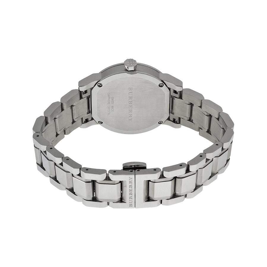 Burberry Black Check Stamped Dial Stainless Steel Ladies Watch BU9101 - BigDaddy Watches #3