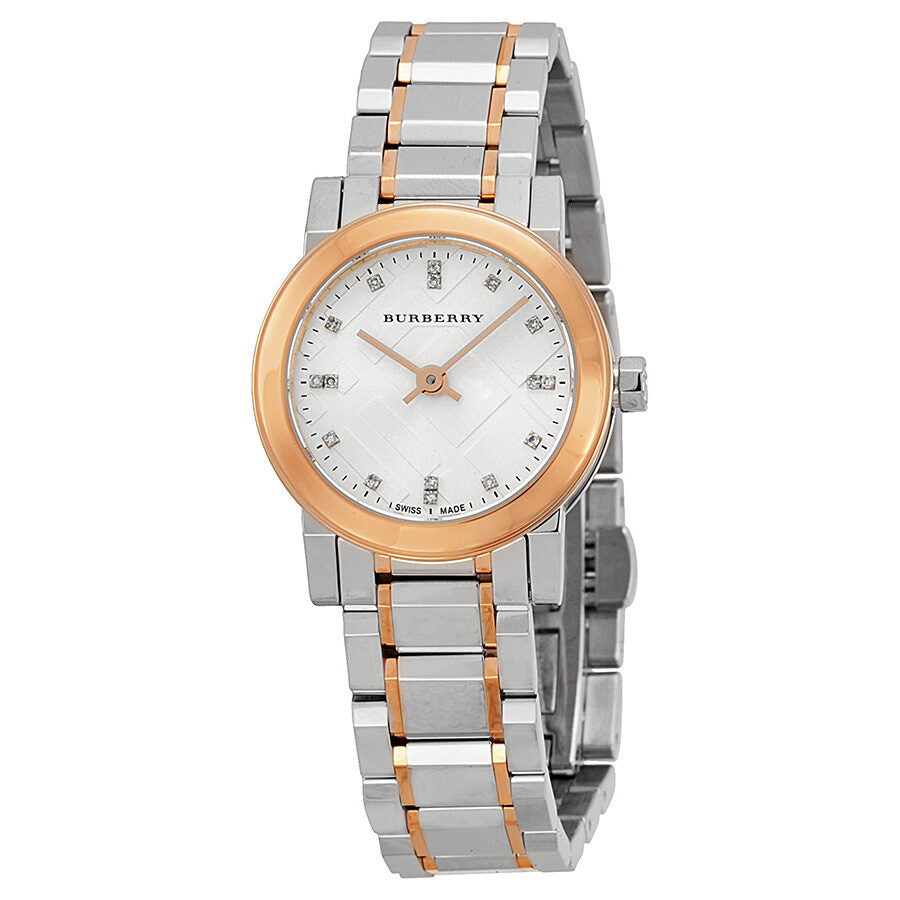Burberry Heritage Grey Dial Two-tone Stainless Steel Ladies Watch BU9214 - BigDaddy Watches