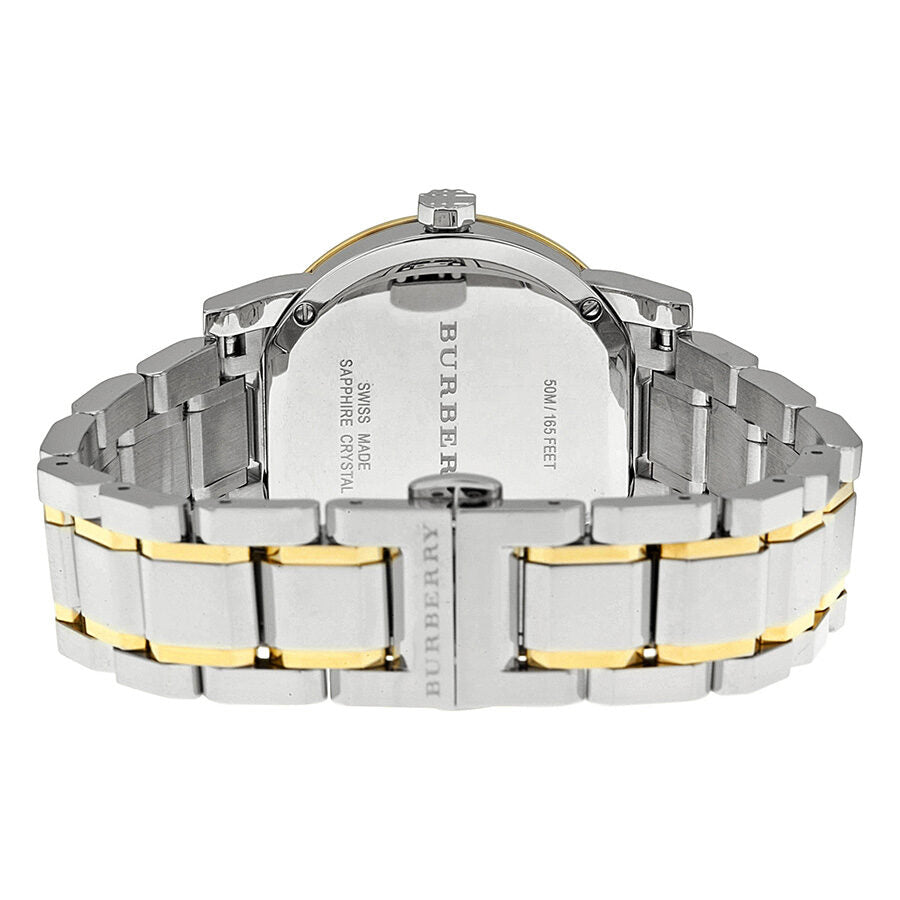 Burberry Silver Dial Two-tone Silver and Gold-tone Bracelet Ladies Watch BU9115 - BigDaddy Watches #3