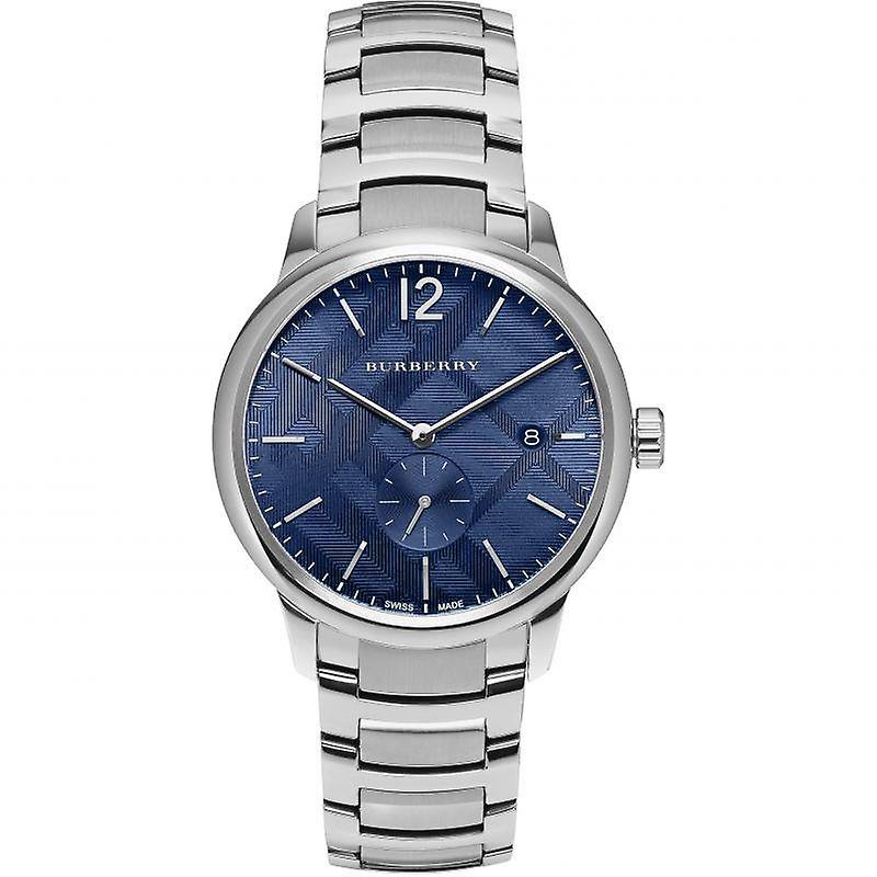 Burberry The Classic Blue Dial Stainless Steel Men’s Watch BU10007 - Watch