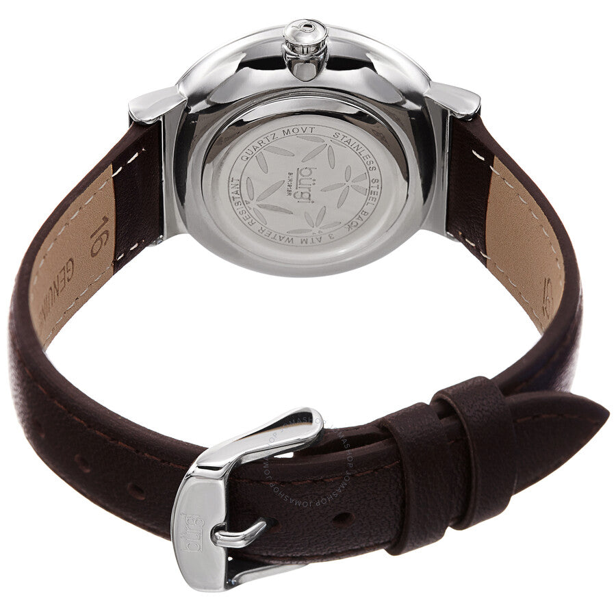 Burgi Sparkling Flower Quartz Brown Dial Ladies Watch BUR191BR - Dawson Watches #3