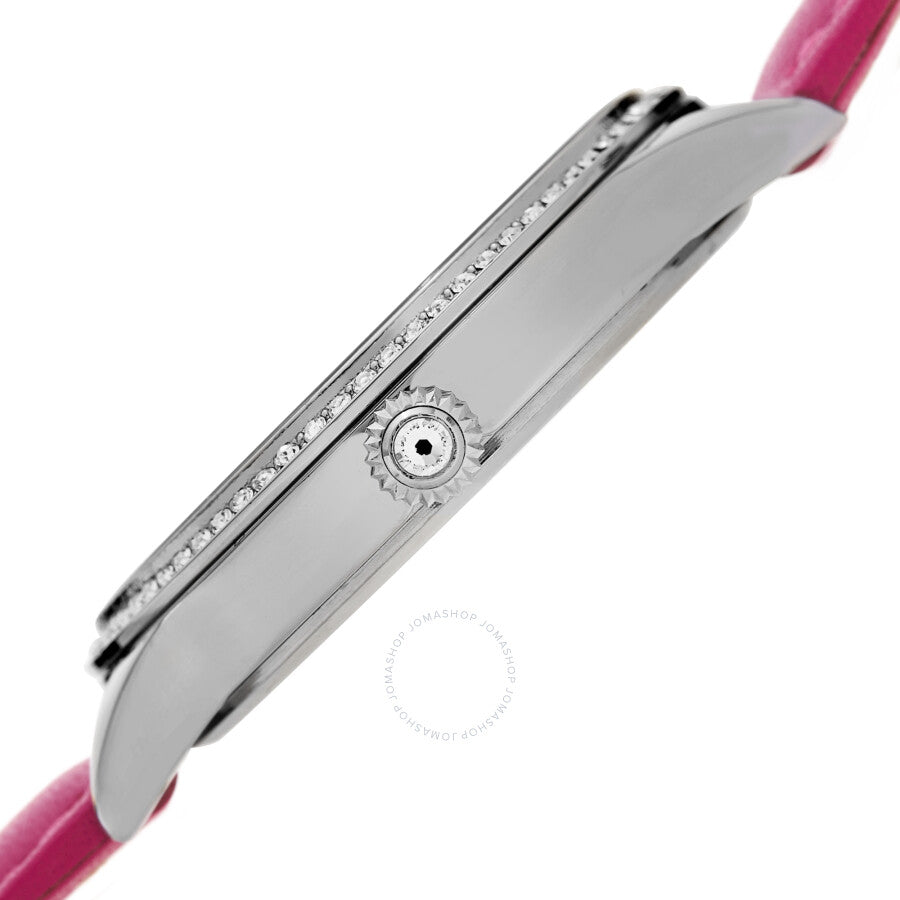 Burgi Dual Time Quartz Crystal White Dial Ladies Watch BUR184PK - Dawson Watches #3