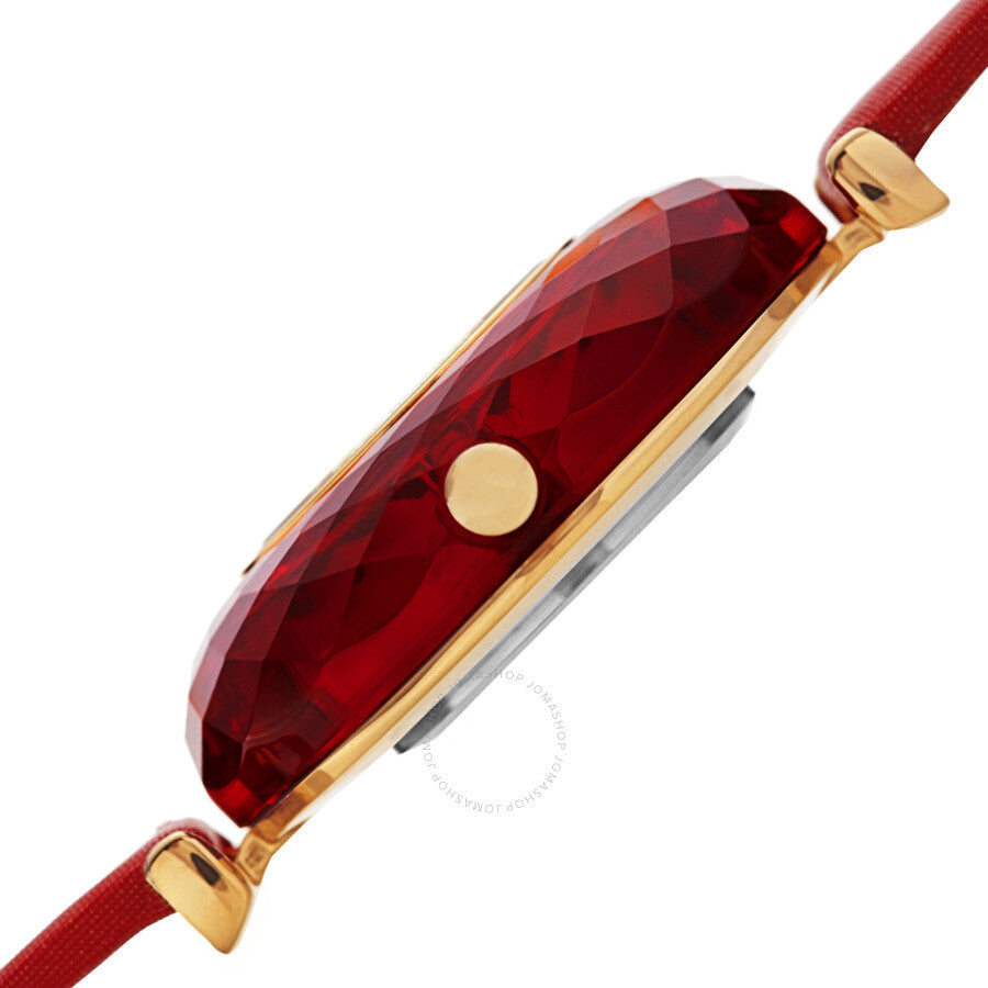 Burgi Faceted Crystal Bezel Quartz Diamond Ladies Watch BUR252RD - Dawson Watches #3