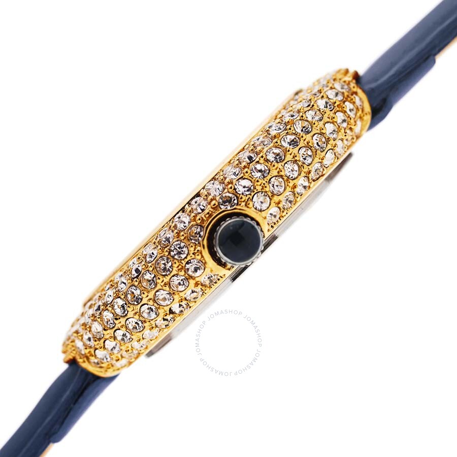 Burgi Ladies Argyle Dial Swarovski Crystal Glamor Strap Watch - Dawson Watches #3