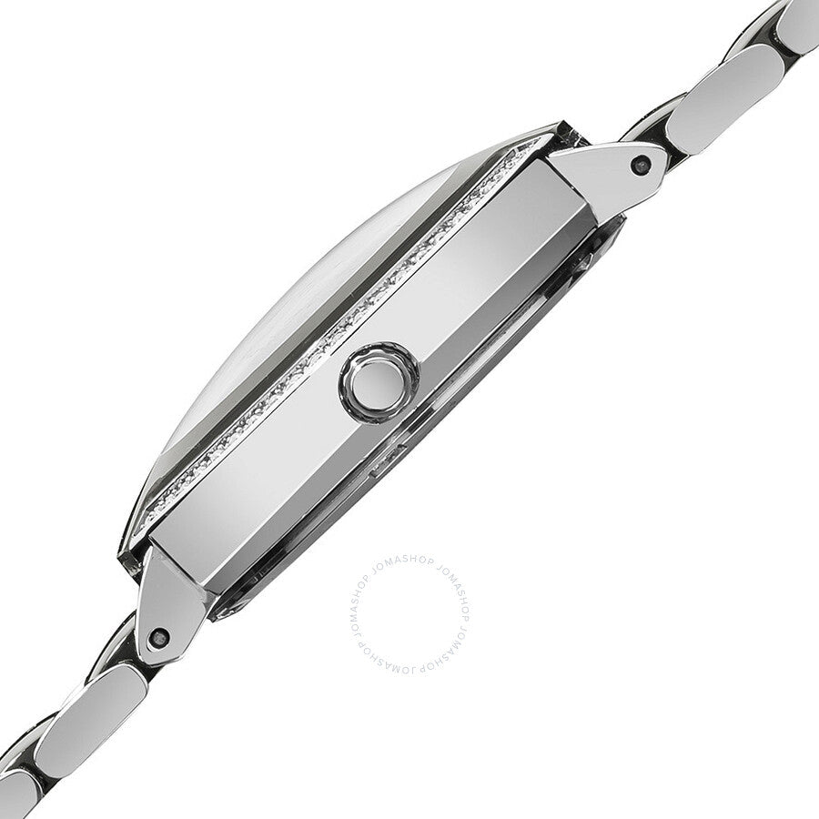 Burgi Mother of Pearl Dial Silver-tone Ceramic and Stainless Steel Ladies Watch BUR072SL - Dawson Watches #4