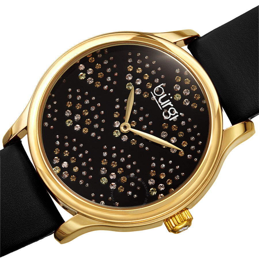Burgi Pebble Style Quartz Black Dial Ladies Watch BUR238BK - Dawson Watches #2