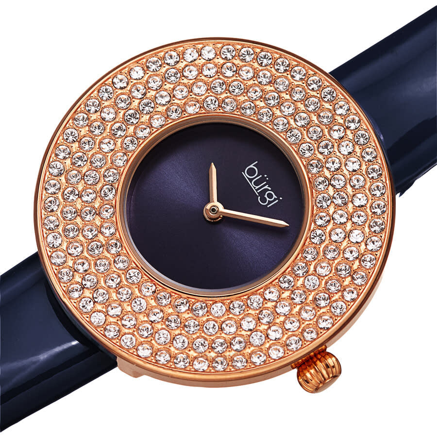 Burgi Quartz Blue Dial Ladies Watch BUR272BU - Dawson Watches #2