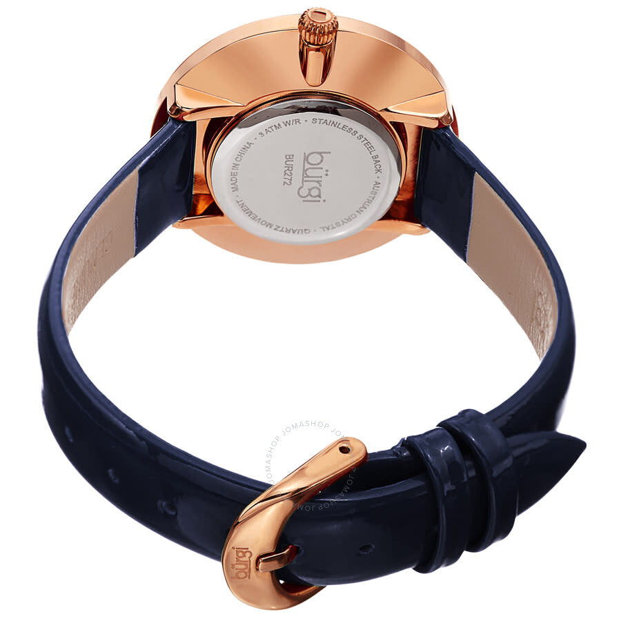 Burgi Quartz Blue Dial Ladies Watch BUR272BU - Dawson Watches #4