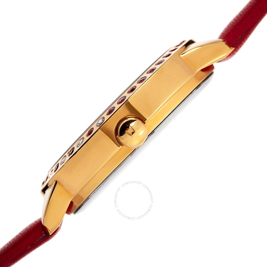 Burgi Quartz Crystal Silver Dial Ladies Watch BUR161RD - Dawson Watches #3
