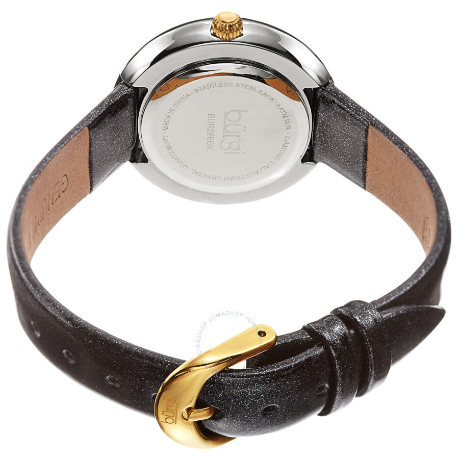 Burgi Quartz Diamond Black Dial Ladies Watch BUR265BK - Dawson Watches #4