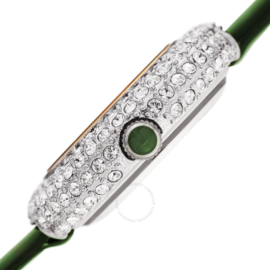 Burgi Quartz Diamond Green Dial Ladies Watch BUR195GN - Dawson Watches #3