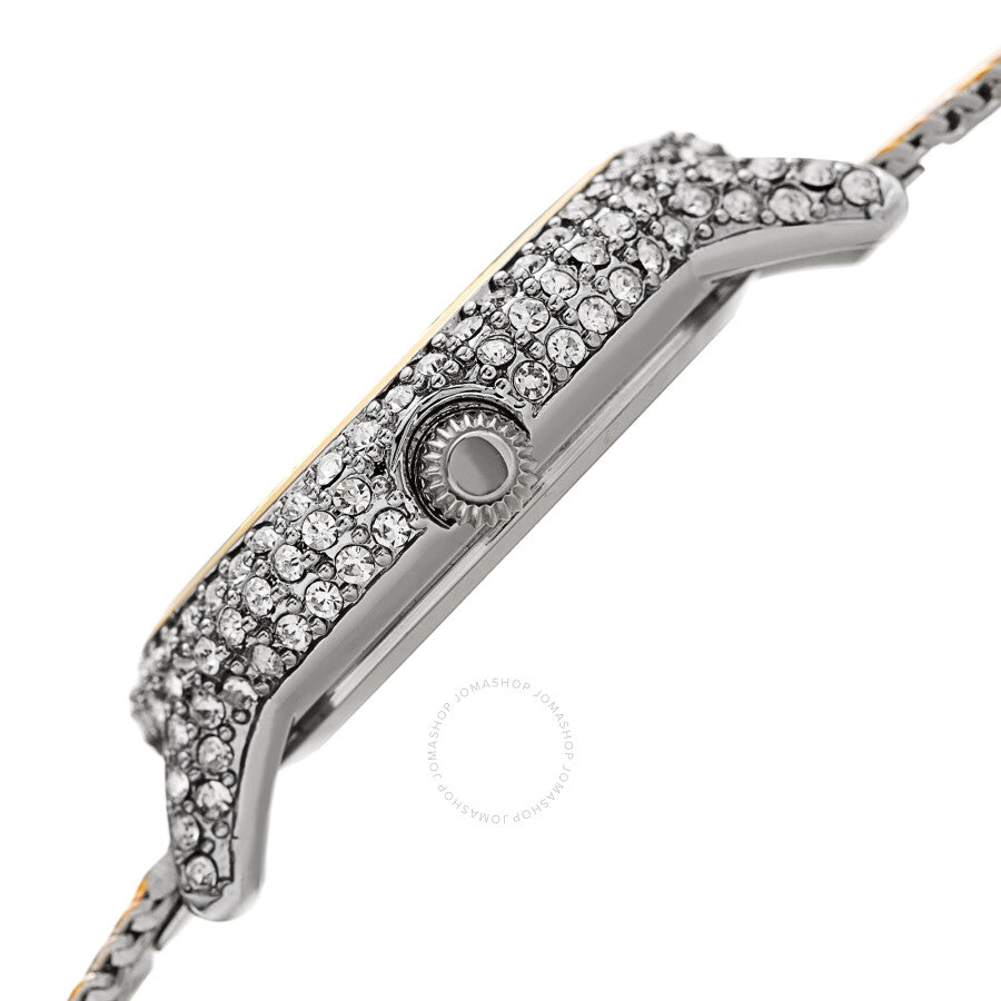 Burgi Quartz Diamond Silver Dial Ladies Watch BUR250TRI - The Watches Men & Co #3