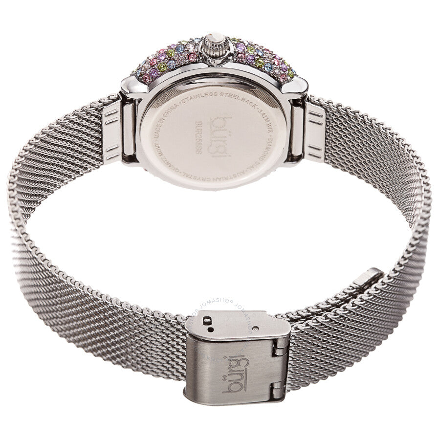 Burgi Quartz Diamond Silver Dial Ladies Watch BUR258SS - Dawson Watches #3