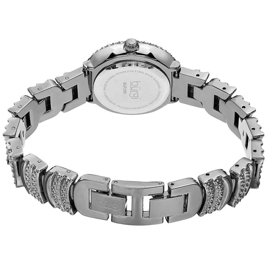 Burgi Quartz Diamond White Dial Ladies Watch BUR266SS - Dawson Watches #4