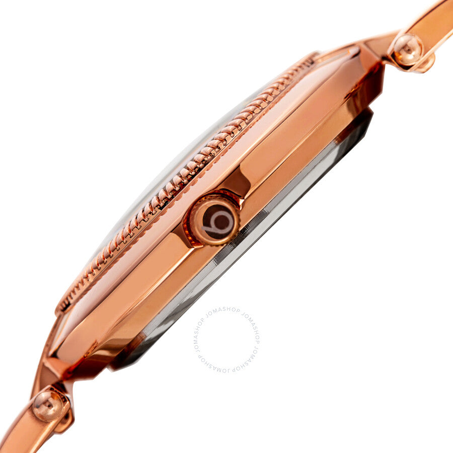Burgi Quartz Diamond White Mother of Pearl Dial Ladies Watch BUR181RG - Dawson Watches #3