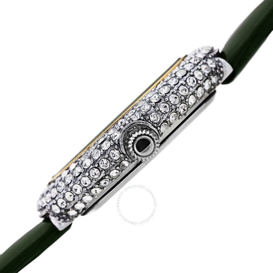 Burgi Quartz Green Dial Green Leather Ladies Watch BUR234GN - Dawson Watches #3