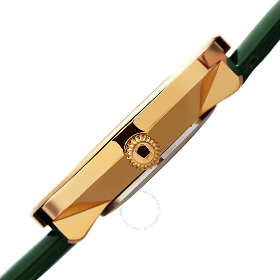 Burgi Quartz Green Dial Green Leather Ladies Watch BUR272GN - Dawson Watches #3