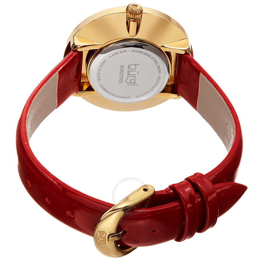 Burgi Quartz Red Dial Ladies Watch BUR272RD - Dawson Watches #4