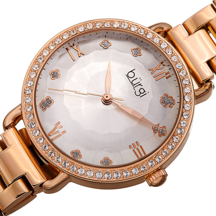 Burgi Quartz Silver Dial Rose Gold-tone Ladies Watch BUR269RG - Dawson Watches #2
