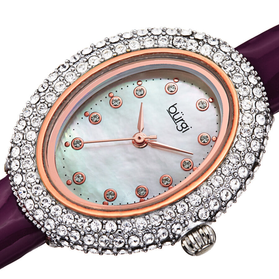 Burgi Quartz White Dial Ladies Watch BUR234PU - Dawson Watches #2