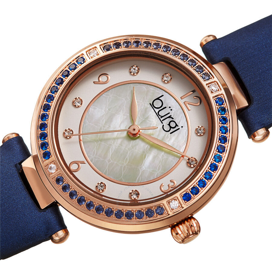 Burgi Quartz White Dial Ladies Watch BUR251BU - Dawson Watches #2