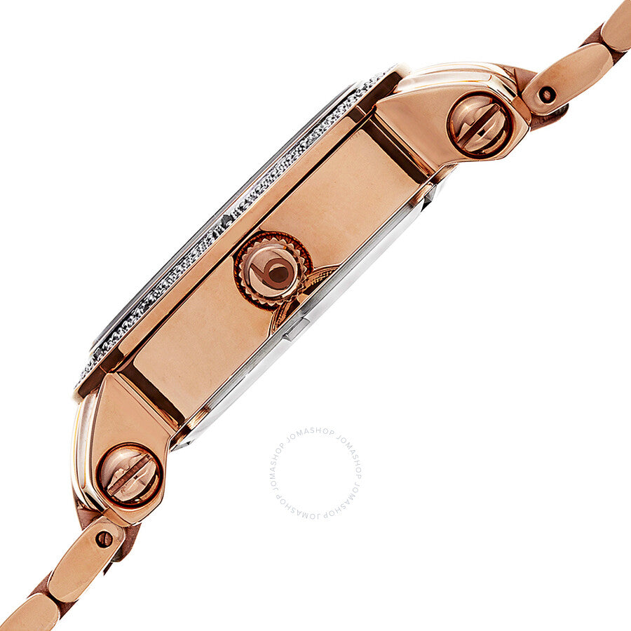 Burgi Rose Gold-tone Stainless Steel Diamond Bezel Ladies Watch BUR091RG - Dawson Watches #4