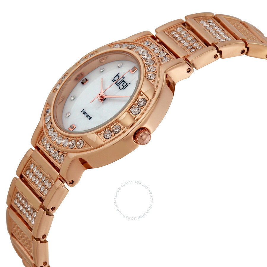 Burgi Rose gold-tone brass Ladies Watch BUR067RG - Dawson Watches #2