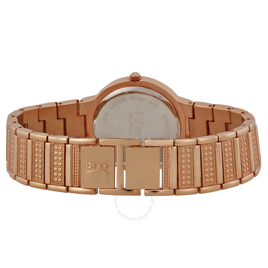Burgi Rose gold-tone brass Ladies Watch BUR067RG - Dawson Watches #3