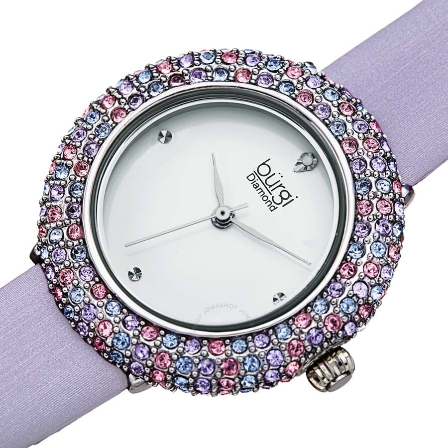 Burgi White Dial Ladies Watch BUR227LB - Dawson Watches #2