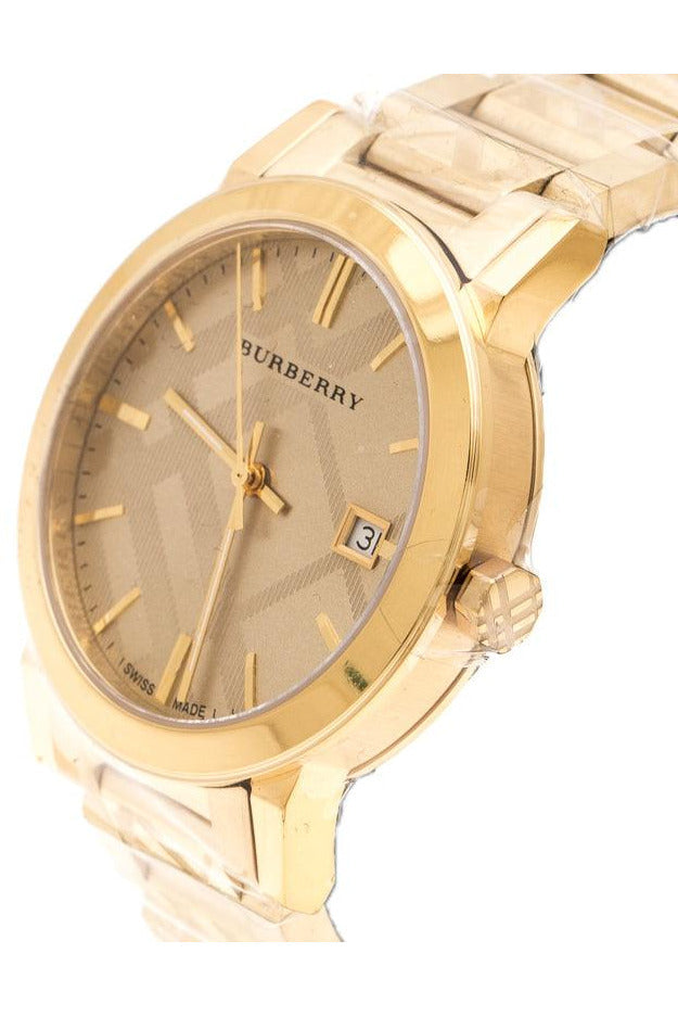 Burberry Men’s Swiss Made Stainless Steel Gold Dial Men's Watch BU9038 - Dawson Watches #2