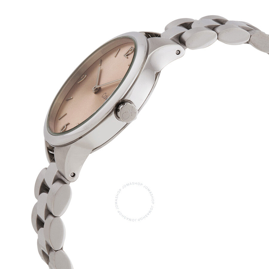 Calvin Klein Linked Quartz Pink Dial Ladies Watch 25200129 - Dawson Watches #2