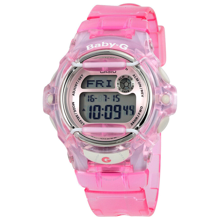 Casio Baby G Pink Resin Digital Ladies Watch BG169R-4 - Dawson Watches