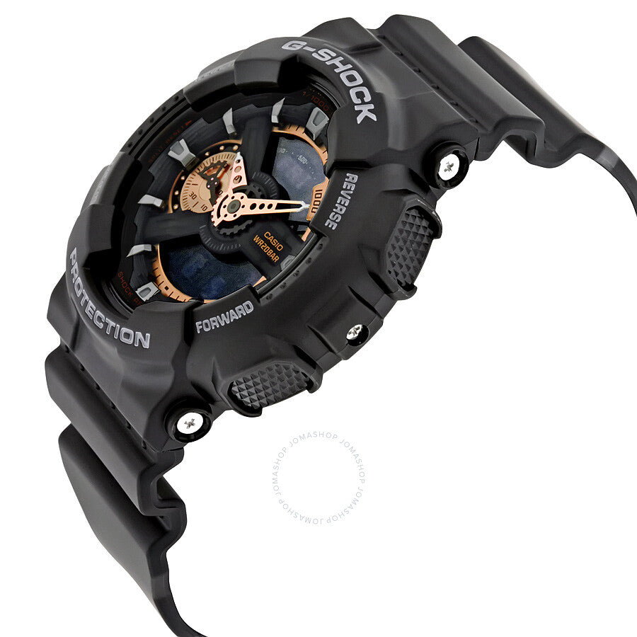 Casio G-Shock Black Dial Resin Men's Watch GA110RG-1A - Dawson Watches #2