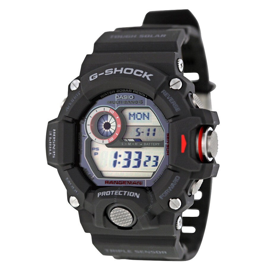 Casio G-Shock Rangeman Multi-Band 6 Atomic Timekeeping Digital Dial Men's Watch GW9400-1 - Dawson Watches