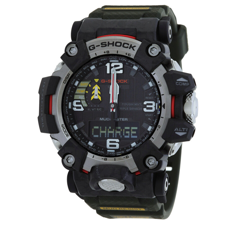 Casio G-SHOCK World Time Quartz Analog-Digital Black Dial Men's Watch GWG2000-1A3 - Dawson Watches