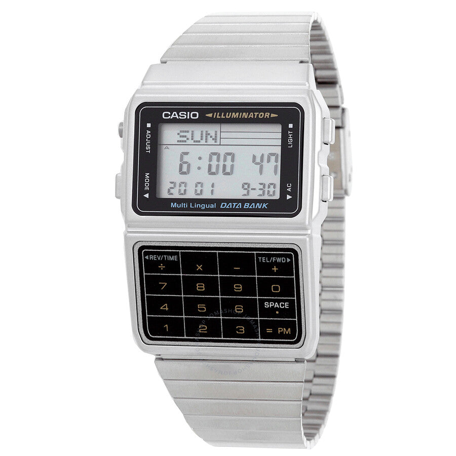Casio Quartz Digital Databank Calculator Watch DBC-611-1 - Dawson Watches