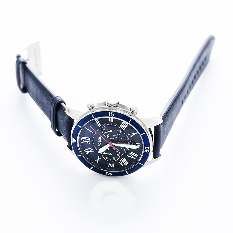 Fossil Men’s Chronograph Quartz Leather Strap Men's Watch FS5373 - Kiwi Watches #2