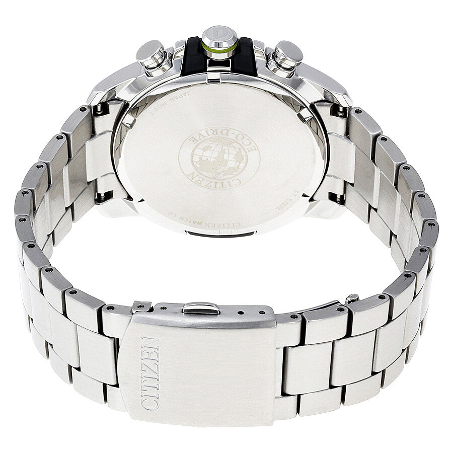 Citizen AR Eco-Drive Black Dial Stainless Steel Men's Watch CA0428-56E - Dawson Watches #3