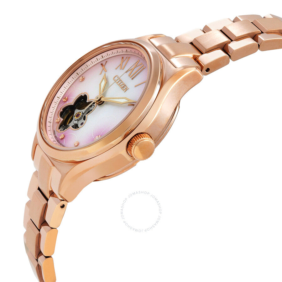 Citizen Automatic Crystal White Dial Ladies Watch PC1017-70Y - Dawson Watches #2