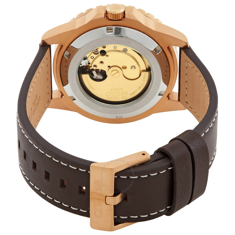 Citizen Automatic Green Dial Men's Watch NJ0173-18X - Dawson Watches #3