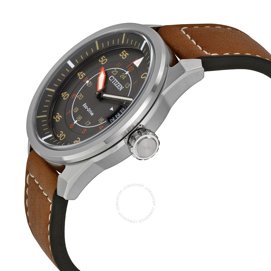 Citizen Avion Dark Grey Dial Men's Watch AW1361-10H - The Watches Men & Co #2