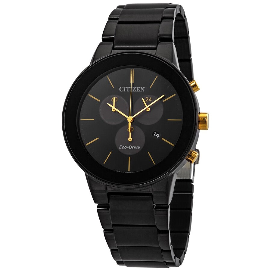 Citizen Axiom Black Dial Men's Watch AT2248-59E - Dawson Watches