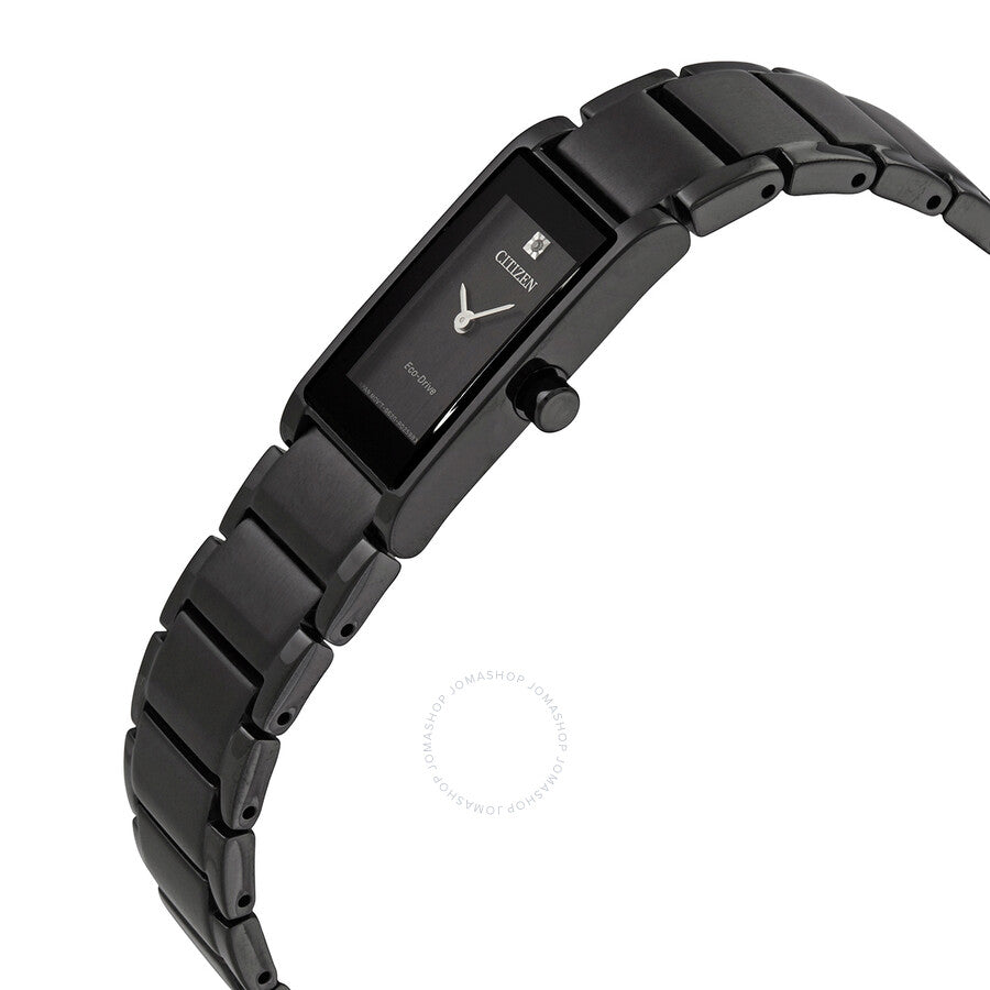 Citizen Axiom Diamond Black Dial Ladies Watch EG7055-51E - Dawson Watches #2