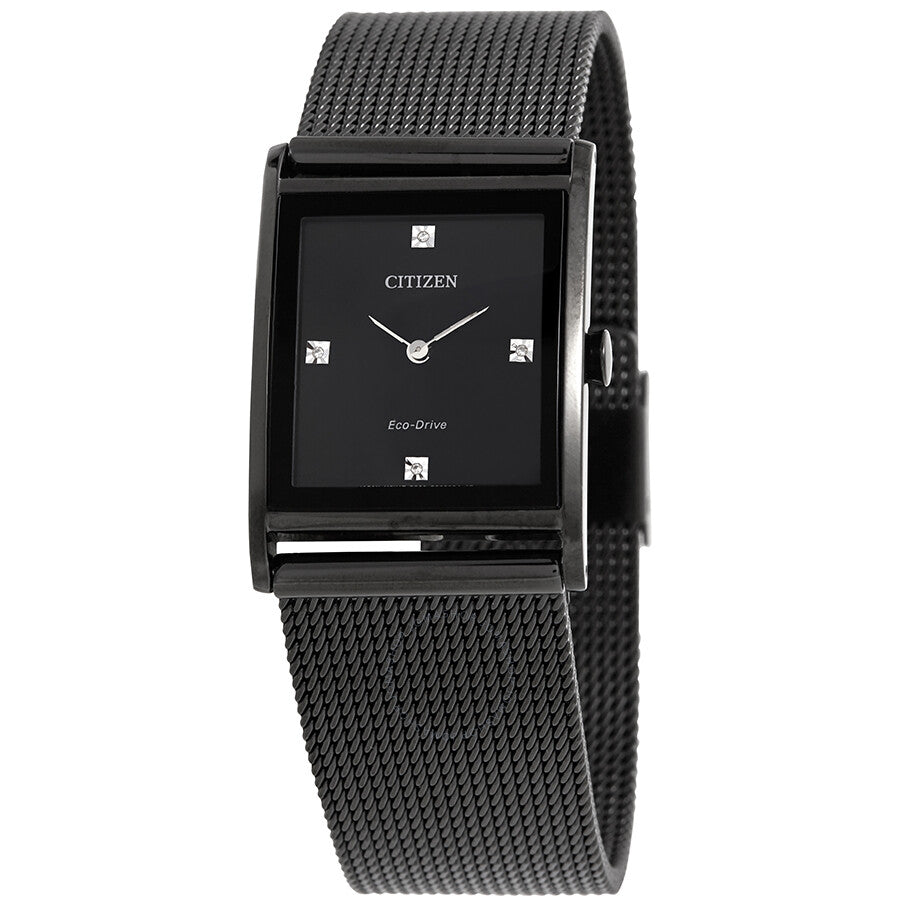 Citizen Axiom Eco-Drive Black Dial Men's Watch BL6008-53E - Dawson Watches