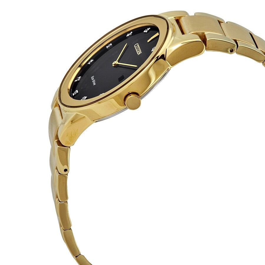 Citizen Axiom Quartz Diamond Black Dial Men's Watch AU1062-64G - Dawson Watches #2